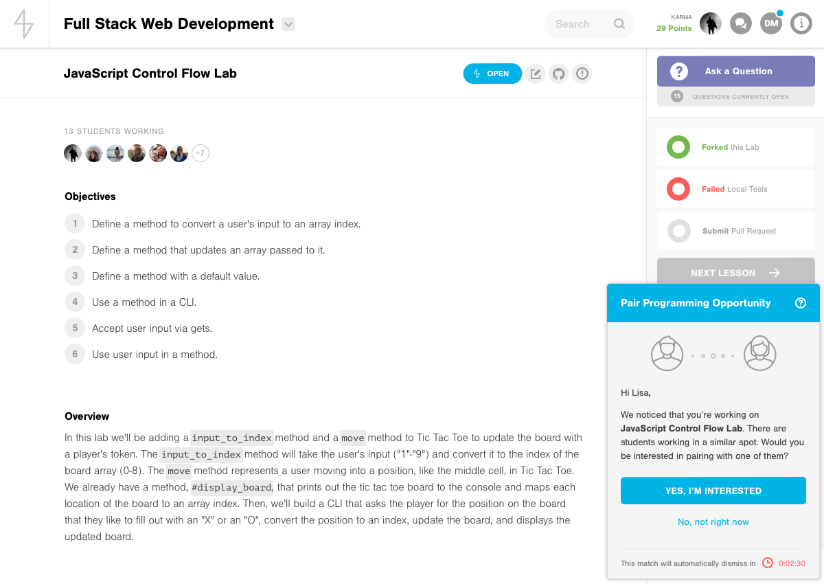 Pair programming prompt