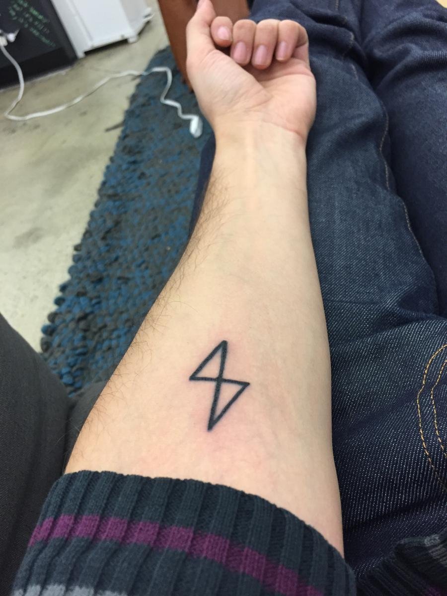 Learn.co logo tattoo