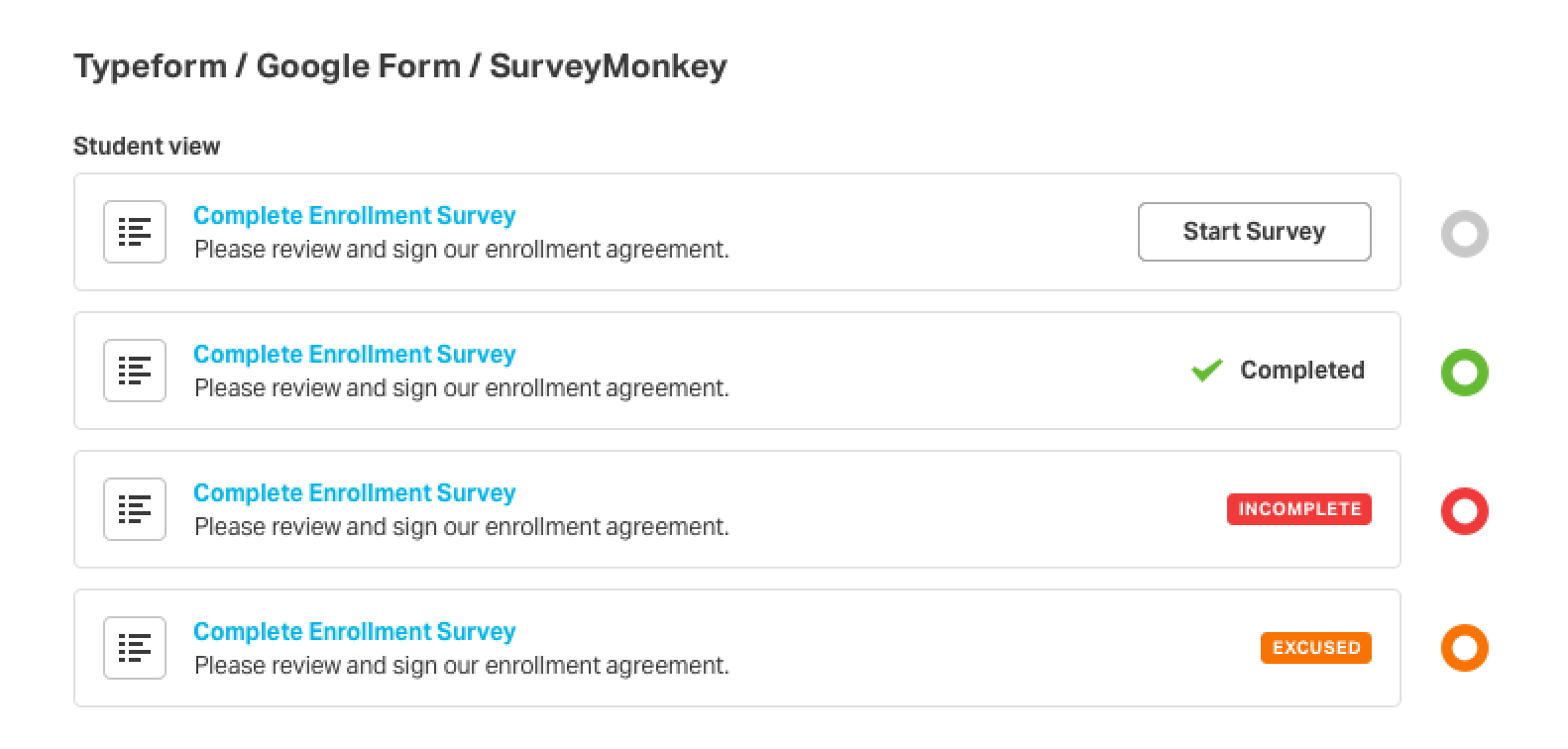 Typeform integration